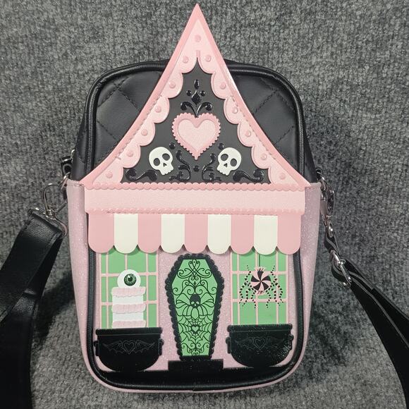 Bath & Body Works Handbags - Bath Body Works Haunted House Bag Purse Crossbody GLOW